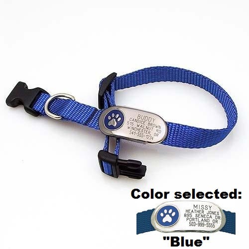 Jewelry ID Collar - Paw, - Lucky Pet